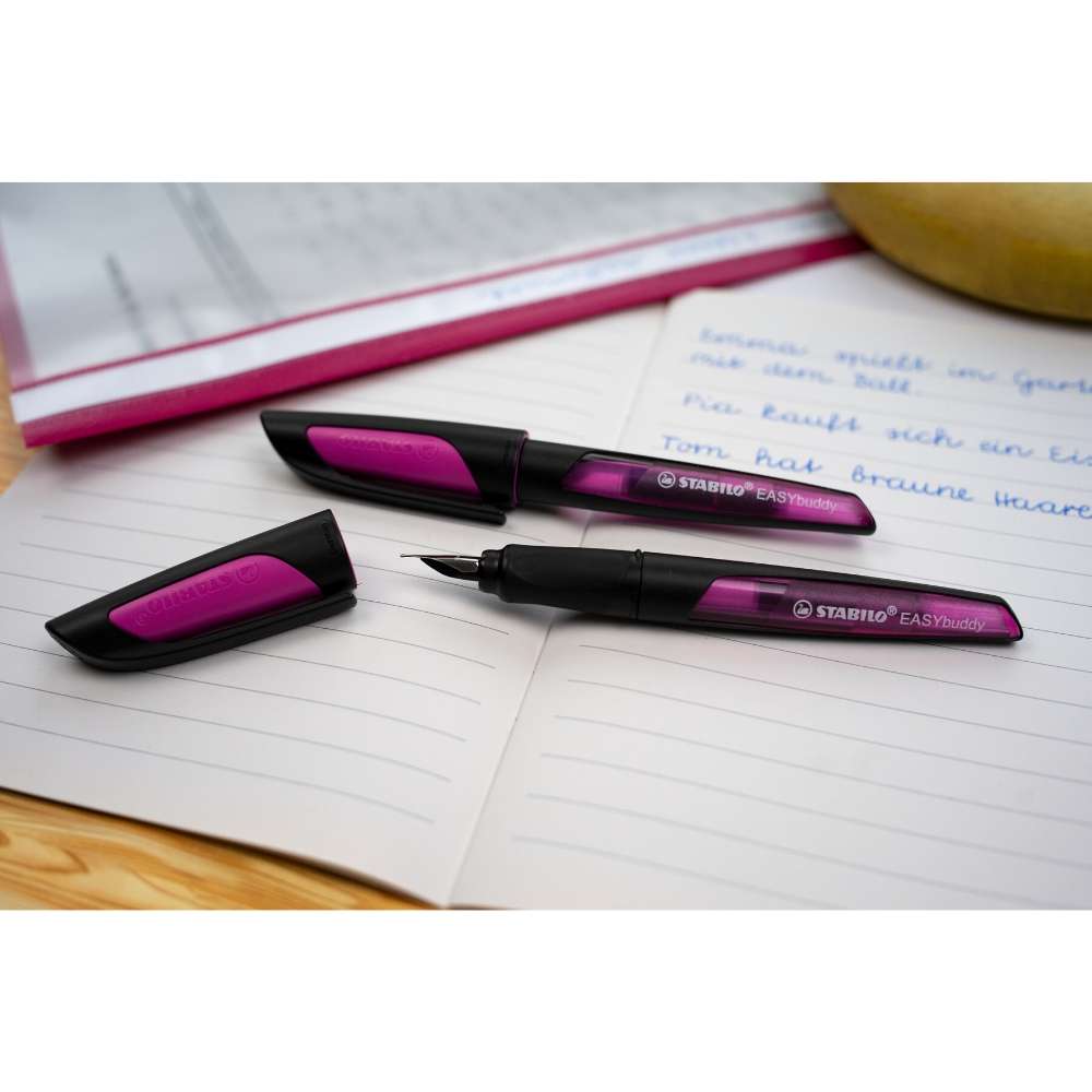 Stabilo Füller EASYbuddy Feder M, Schwarz/Magenta