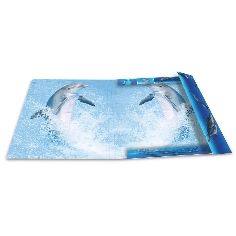 Kartonmappe A3, Delfine