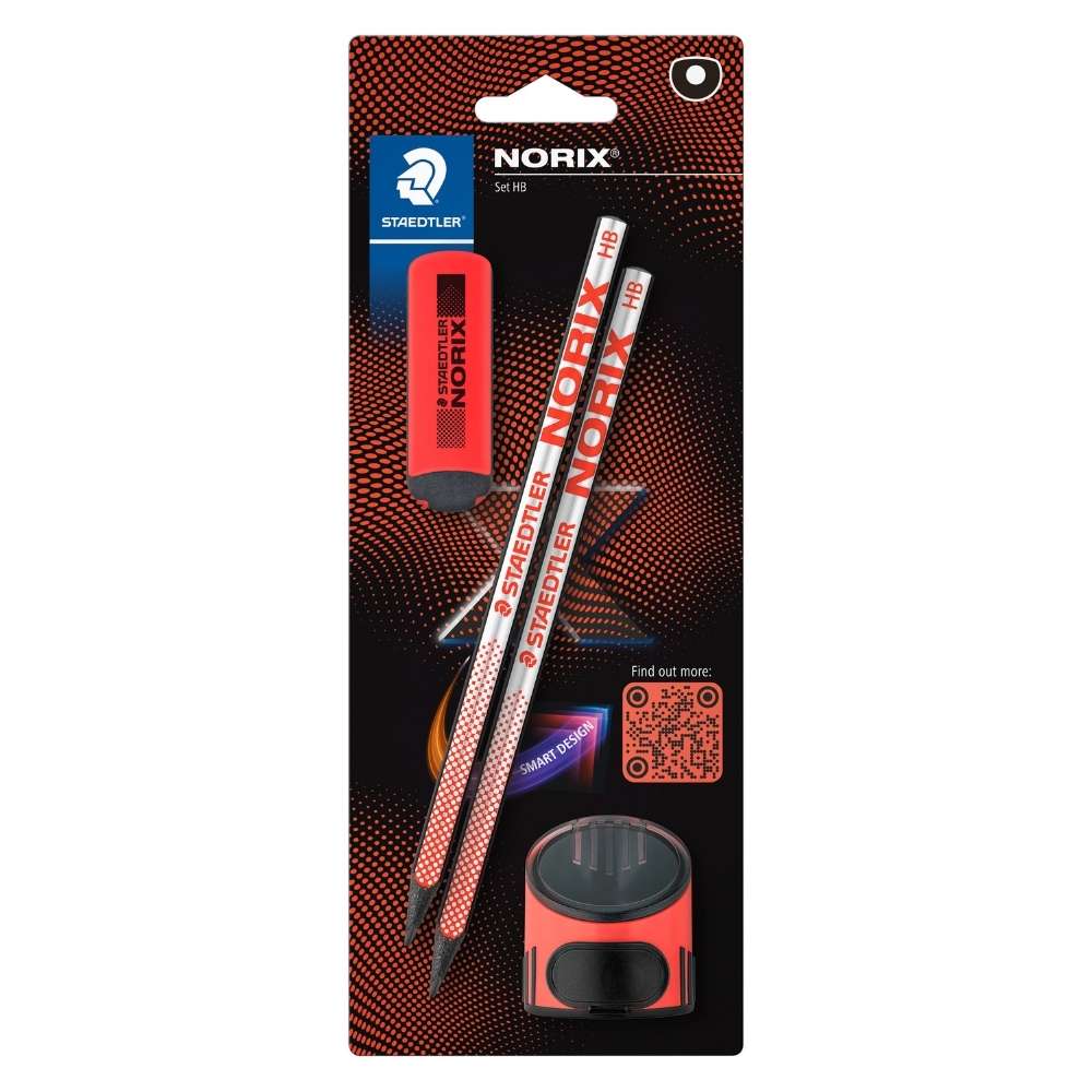 Schreibset Norix HB Staedtler, rot