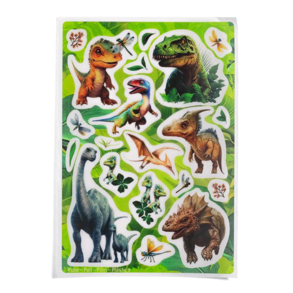 Dino World Sticker, Herma
