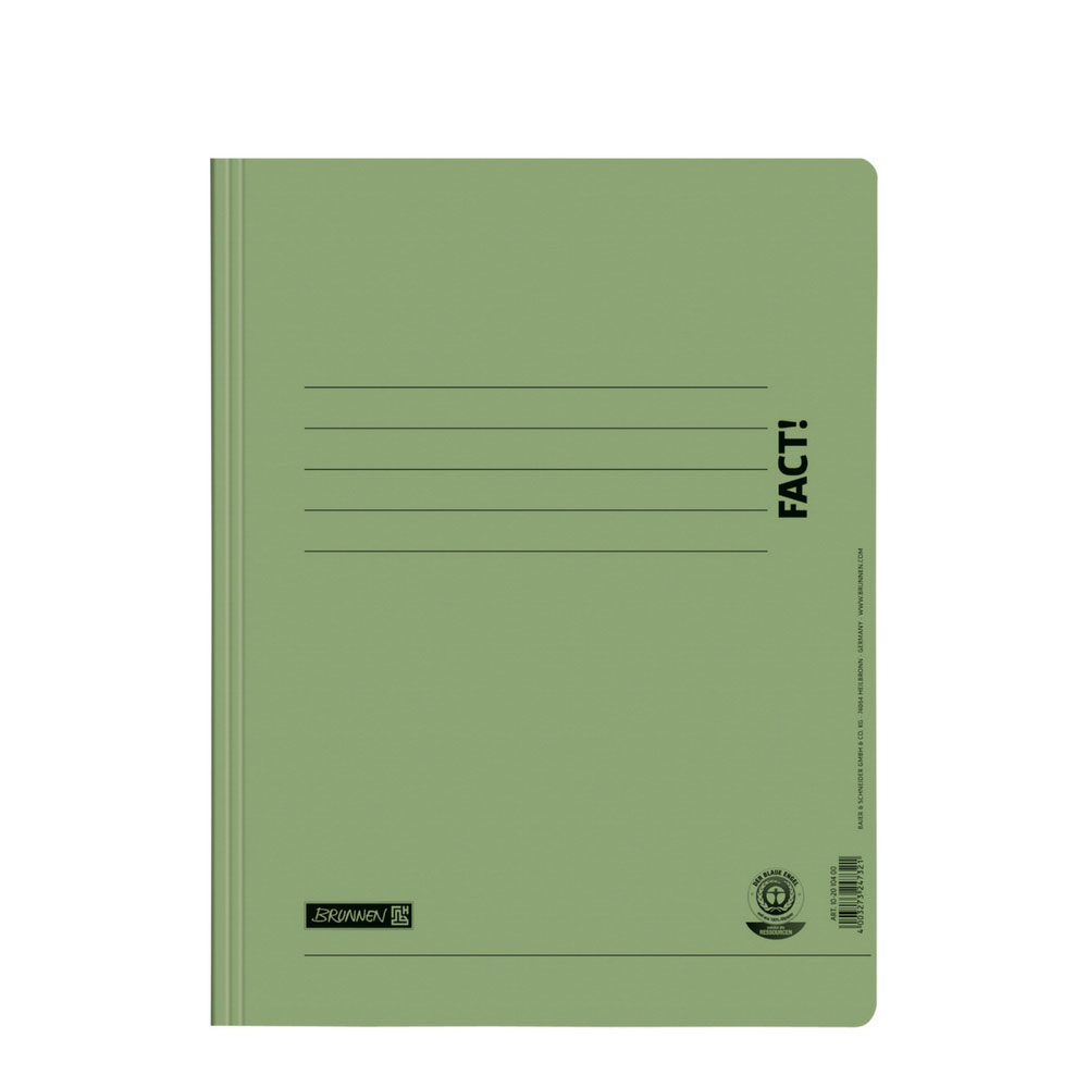 Umweltschutz Schnellhefter rot, Brunnen