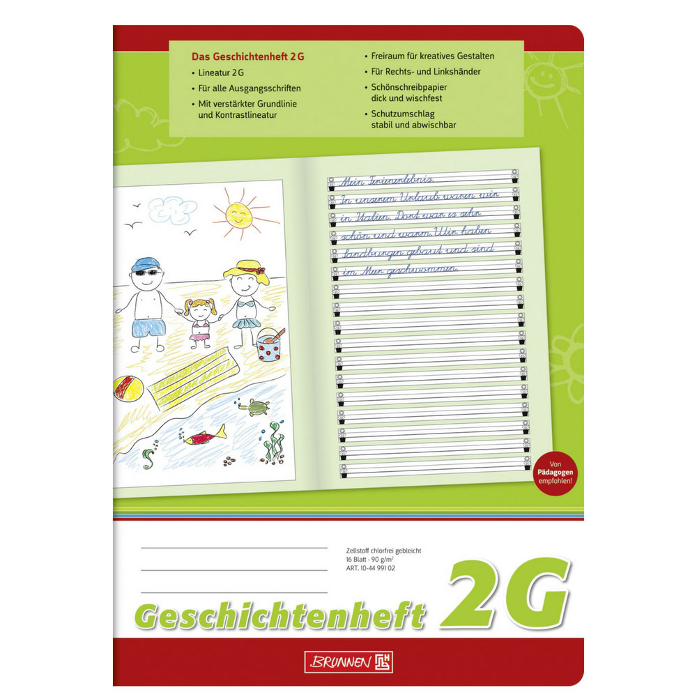 Geschichtenheft A4 Brunnen, 2G