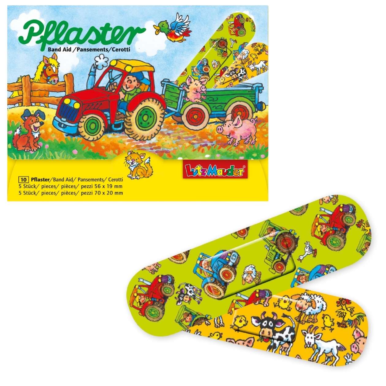 Traktor - Lutz Mauder Pflasterbriefchen 