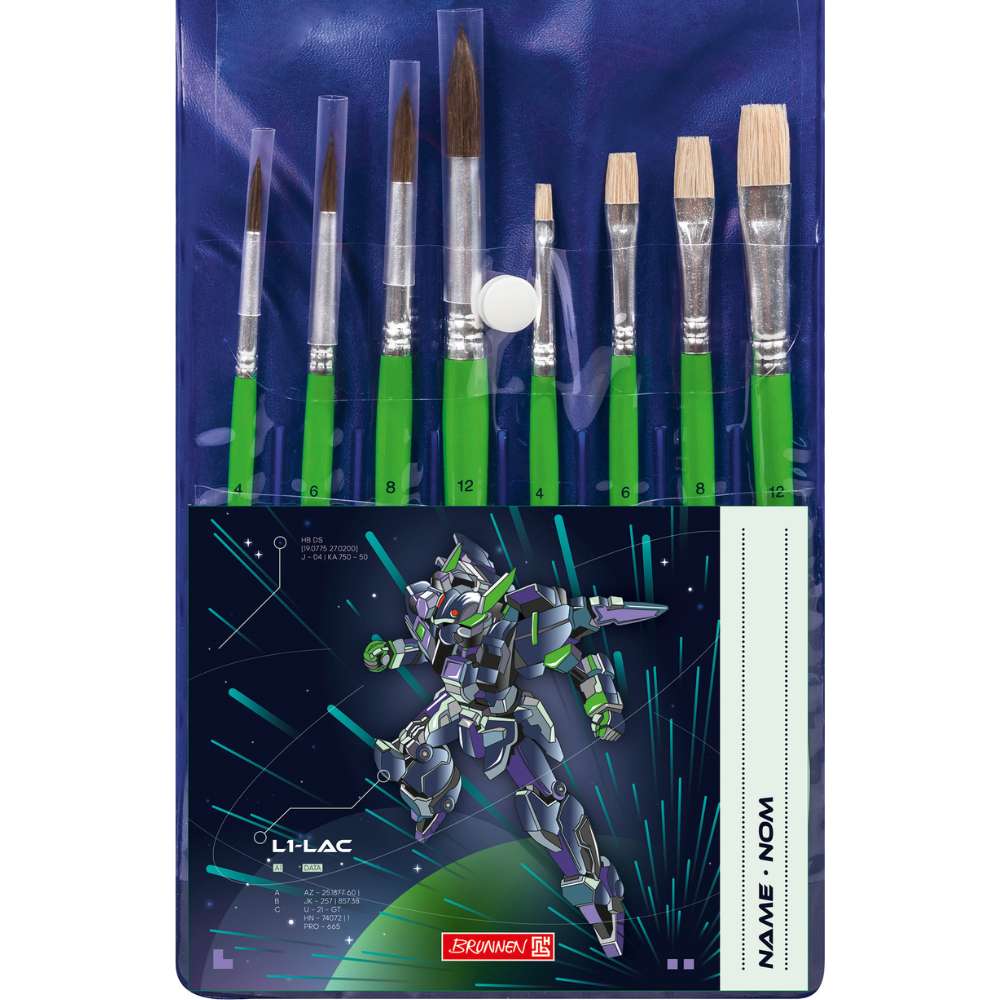 Brunnen Pinsel Set, Robot Hero