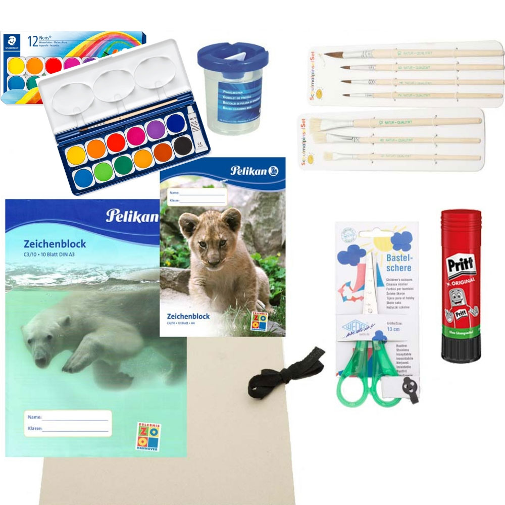 Komplett-Paket Basteln: Alle Bastelmaterialien für die Schule