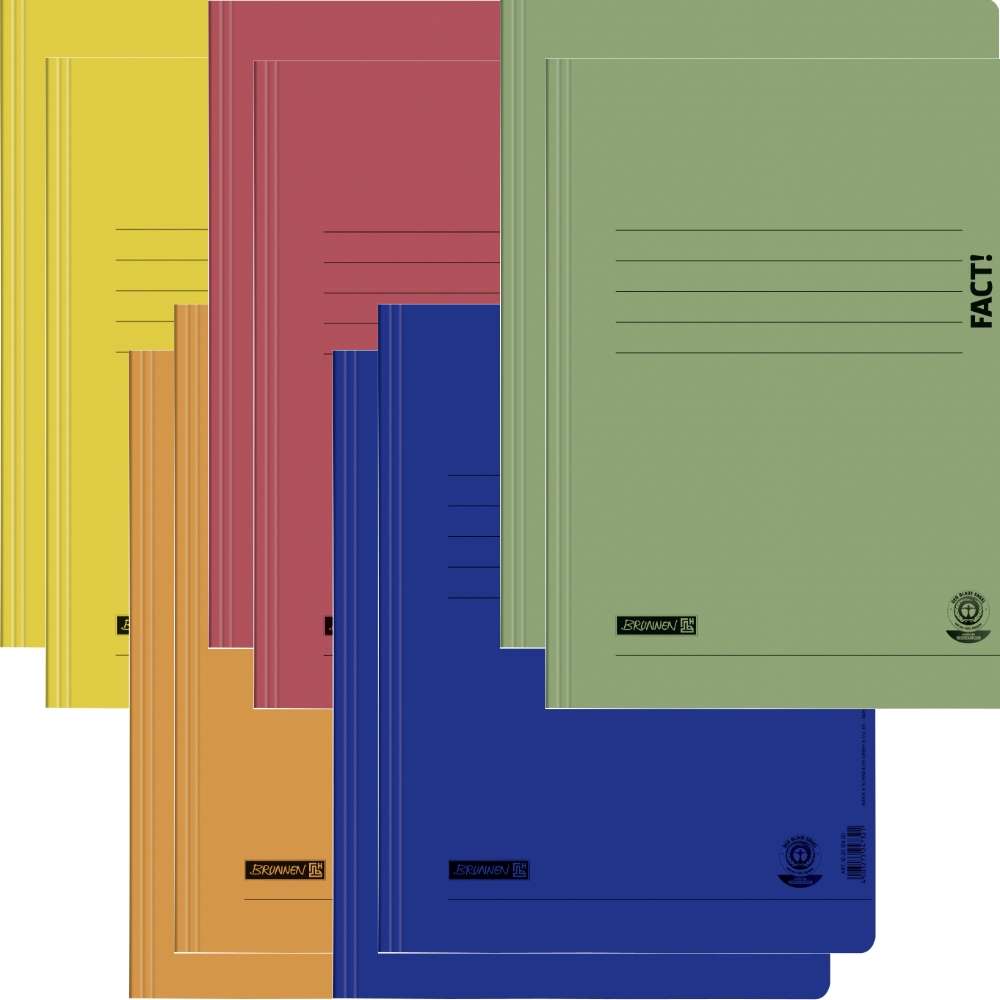 Umweltschutz Schnellhefter Brunnen, 2 x 5 Farben