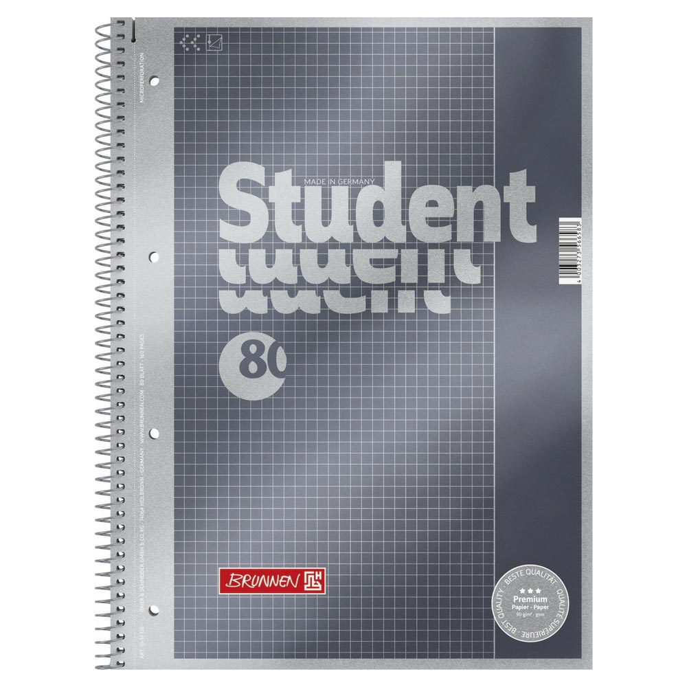 Brunnen Collegeblock Student A4, Lineatur 26