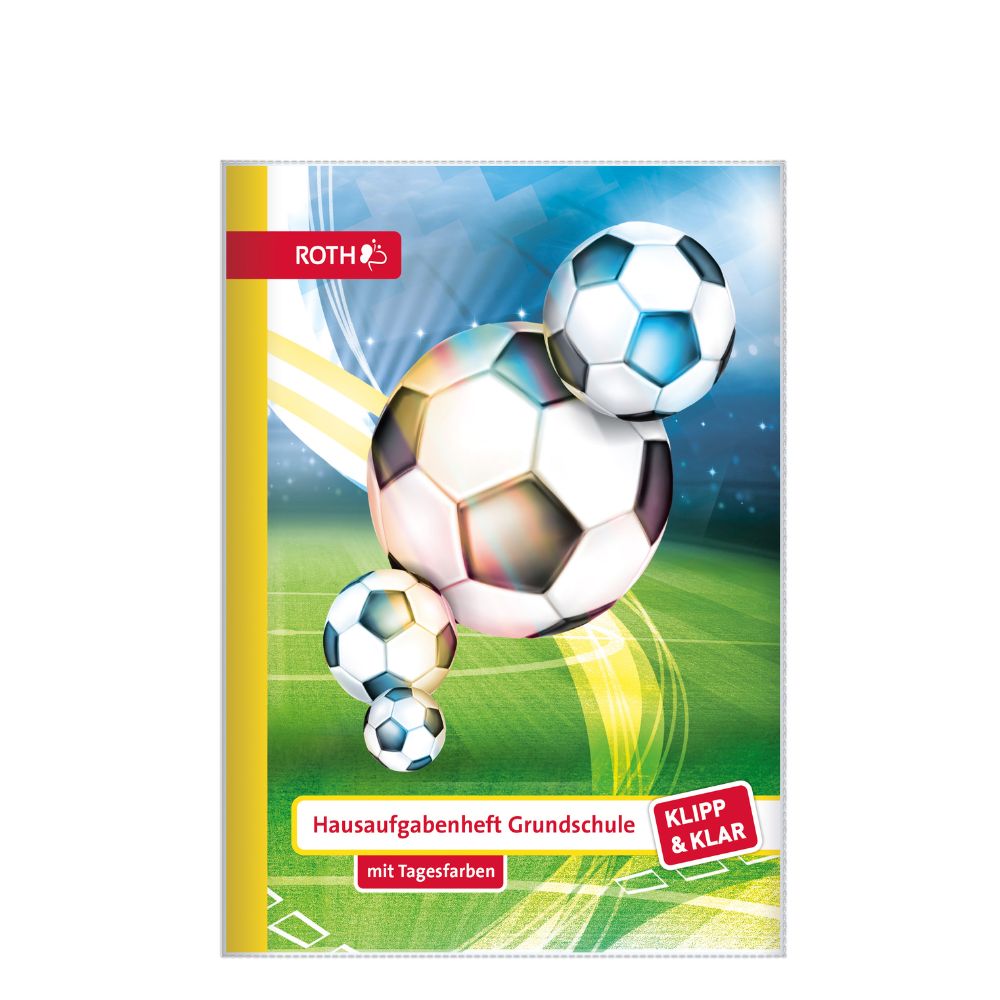 Hausaufgabenheft Grundschule "Klipp & Klar", Fußball