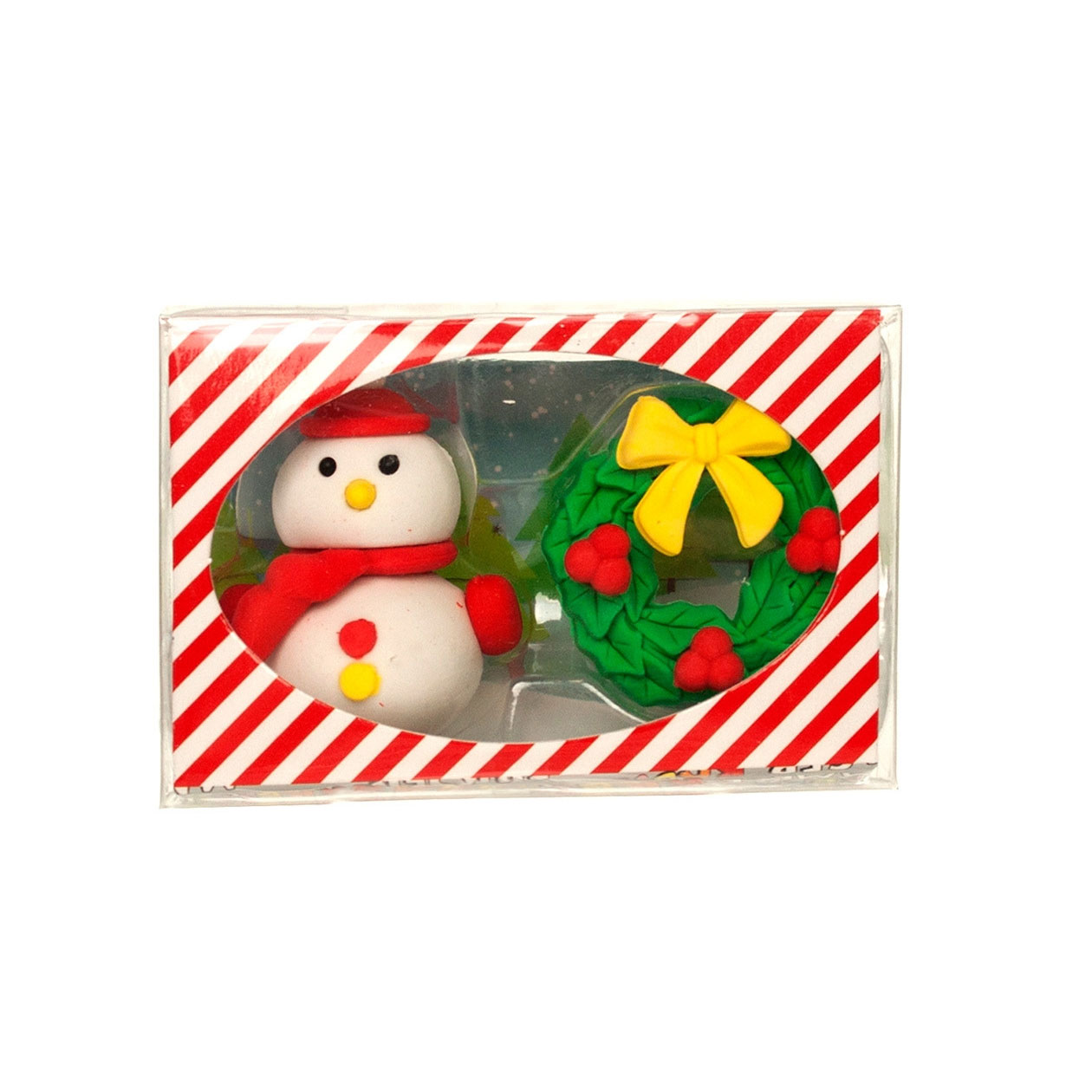 Radiergummi Weihnachten, Winterzeit, 2er-Set