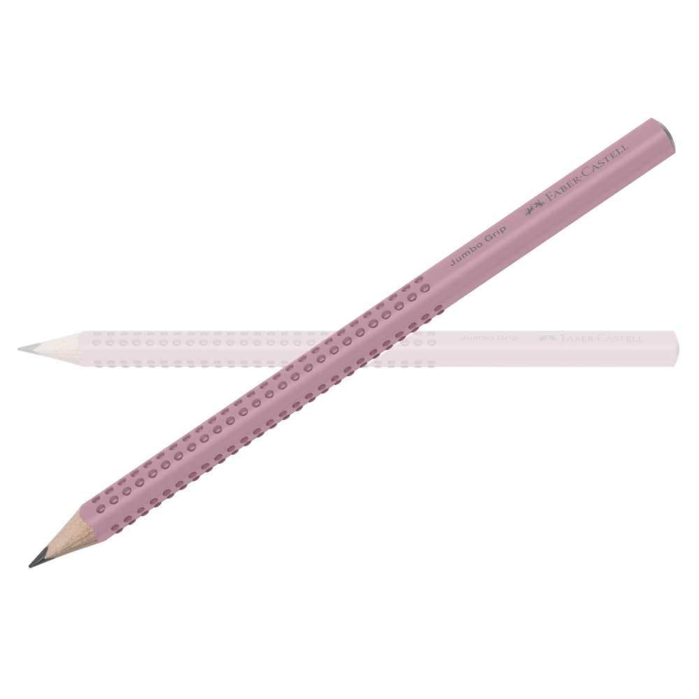 Jumbo Grip Set Faber-Castell, rose shadows: Dicker Bleistift, Radierer, Spitzdose