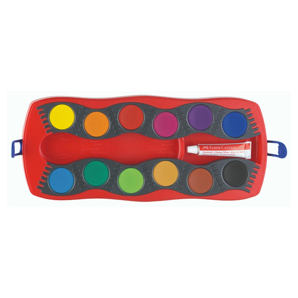 Faber-Castell Farbkasten Connector, rot