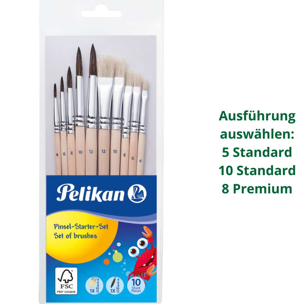 Pinselset Pelikan, verschiedene Ausführungen und Größen