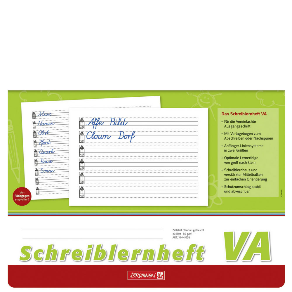 Schreiblernheft VA Brunnen