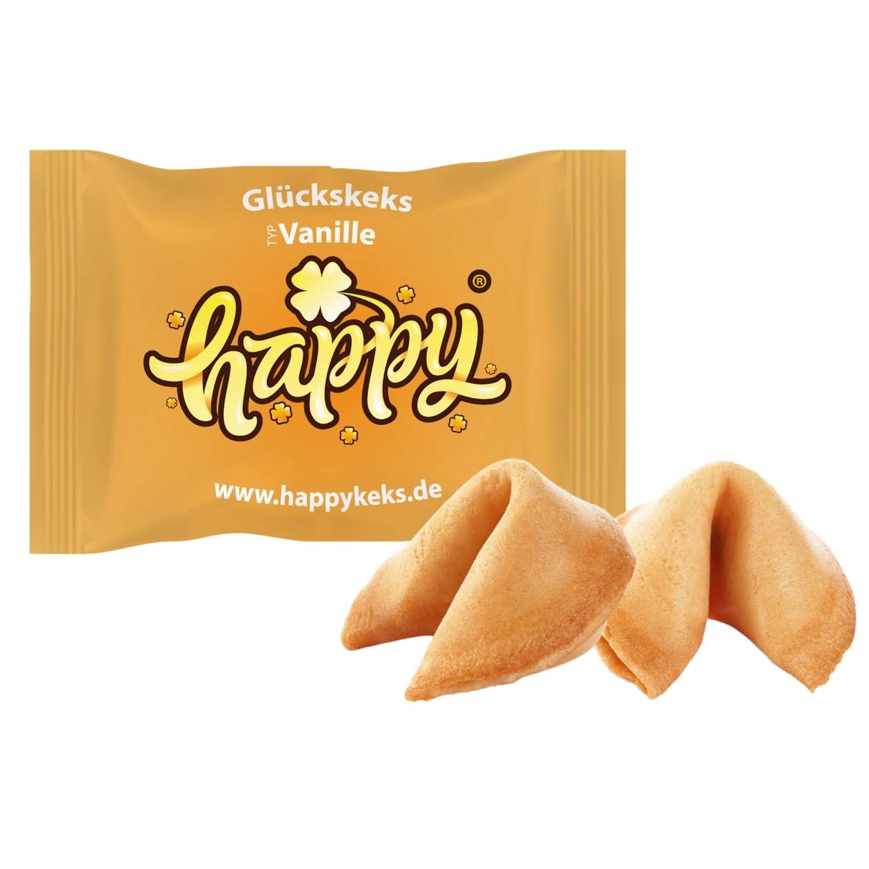 Happy Glückskeks Vanille, einzeln