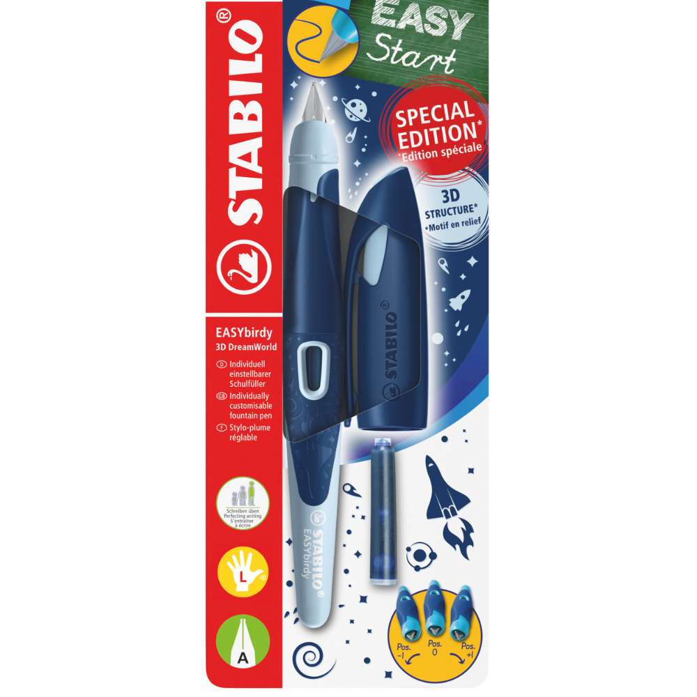 Stabilo EASYbirdy, Linkshänder, 3D Dreamworld, Weltall