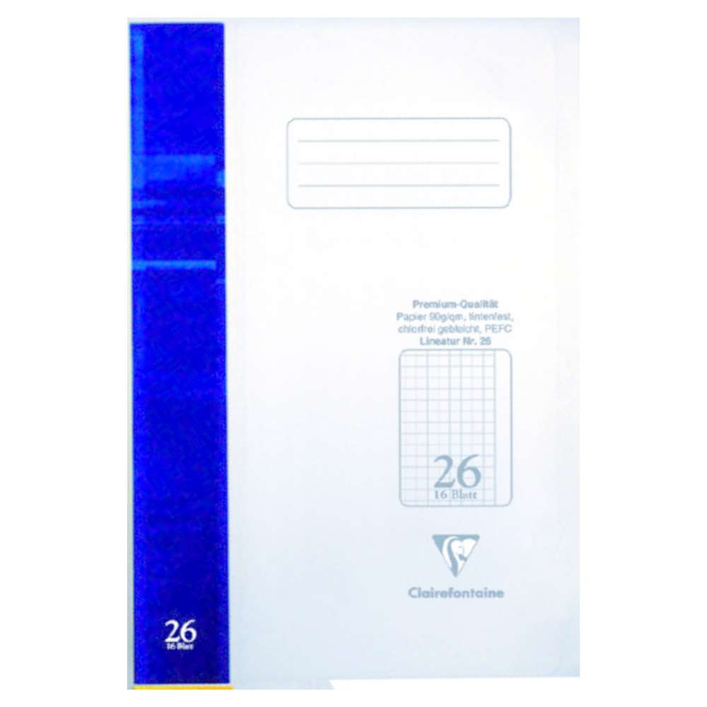 1x Koverbook Clairfontaine, Lineatur 26