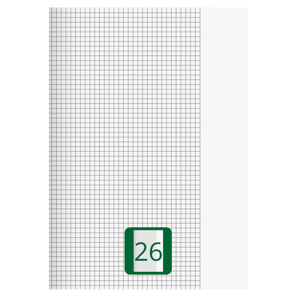 A4 Heft, Lineatur 26