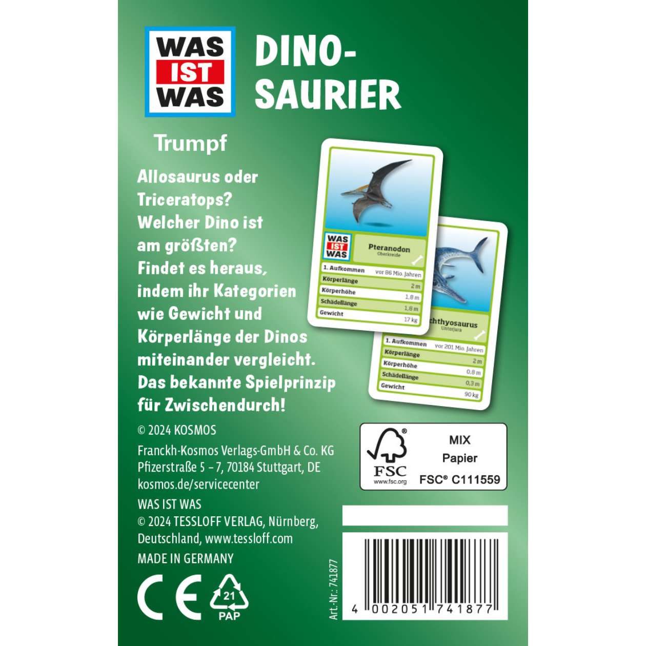 WAS IST WAS Trumpf Dinosaurier