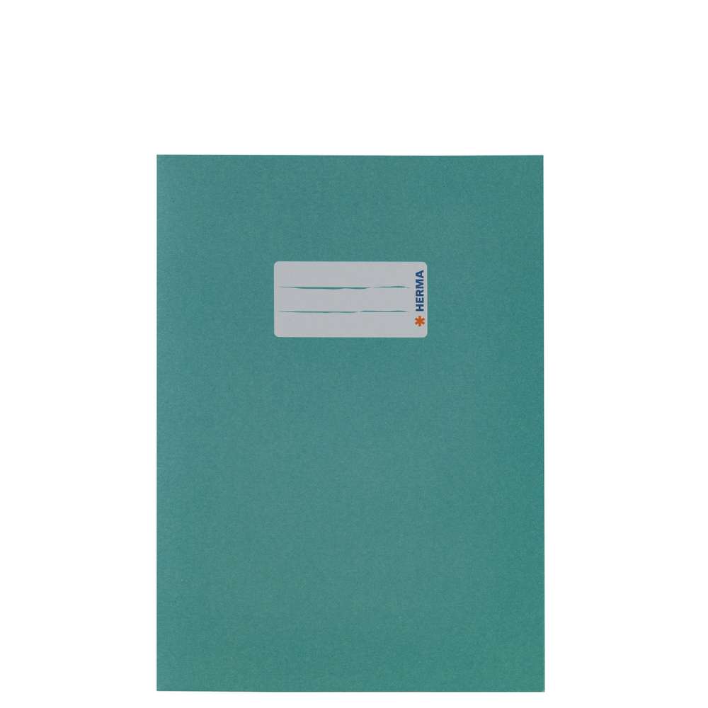 Heftumschlag Papier, A5 türkis