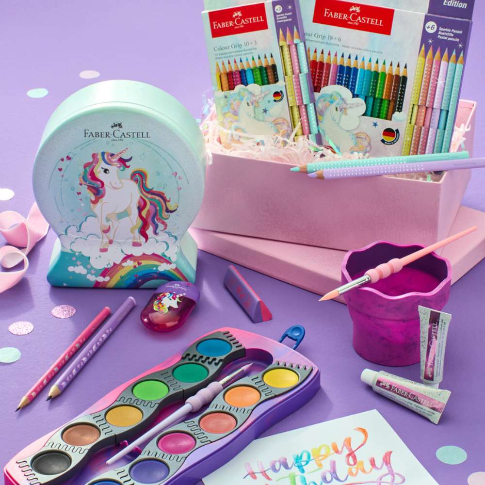 Faber-Castell Farbkasten Connector, Einhorn mit Deckweiß