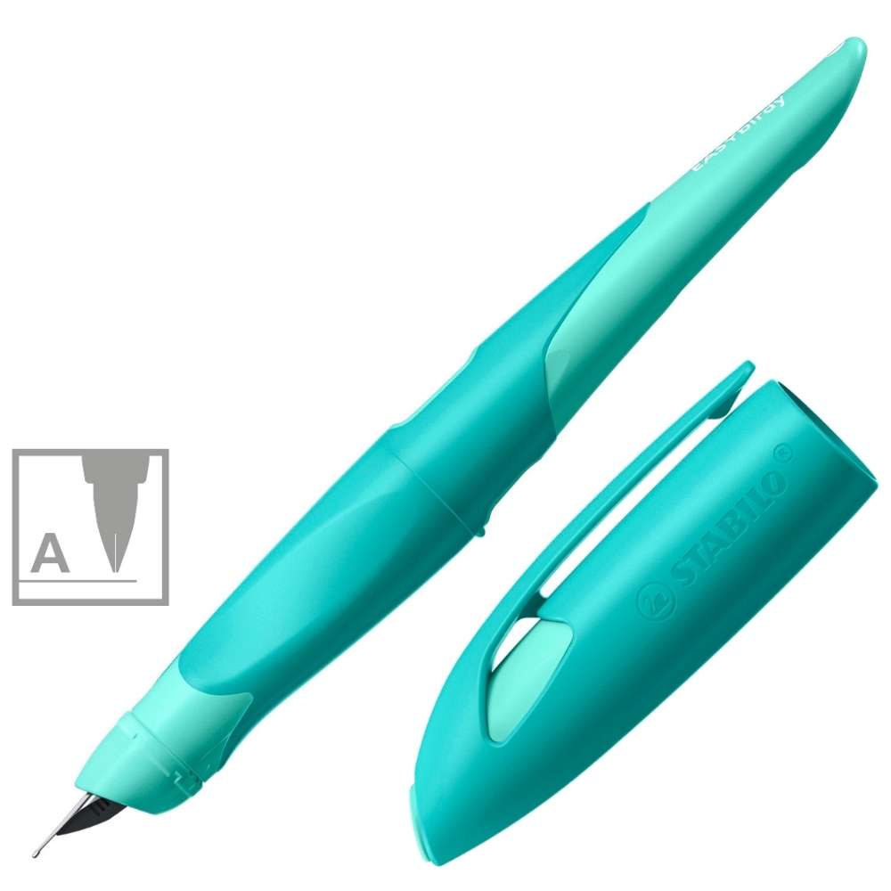Stabilo EASYbirdy Rechtshänder, Feder A, aqua grün/mint