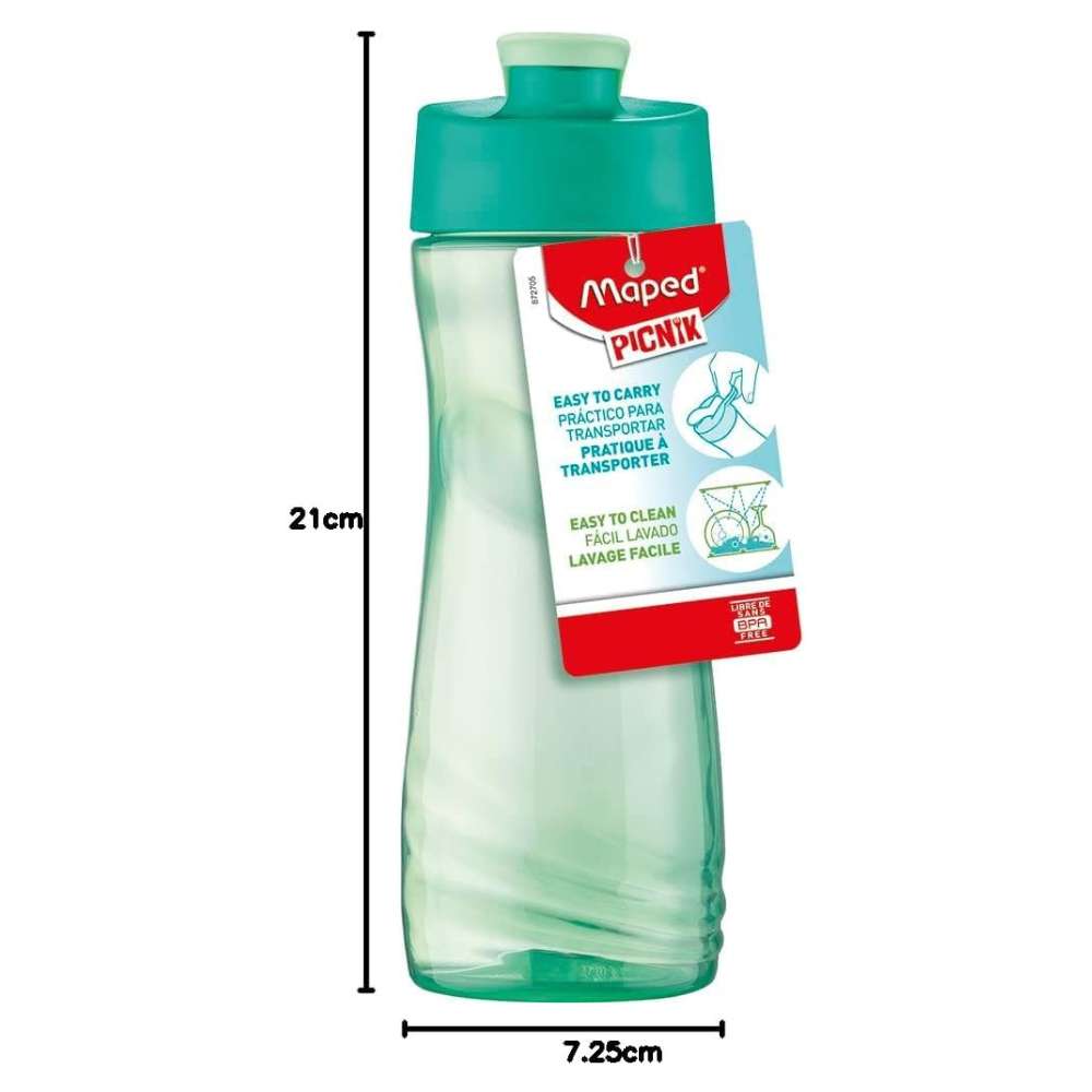 Wasserflasche Kinder 500 ml, grün, Maped
