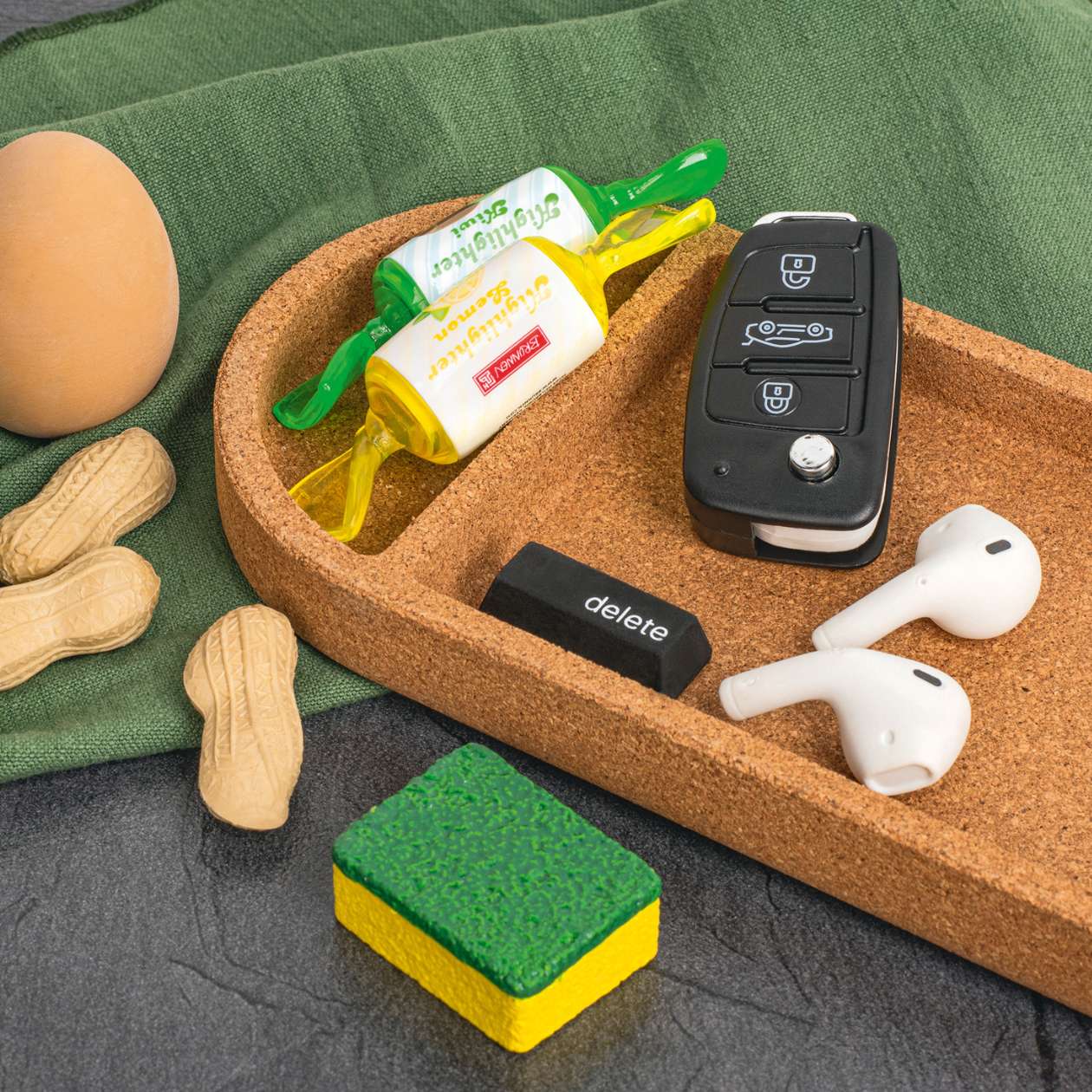 Radiergummi Car Key, schwarz