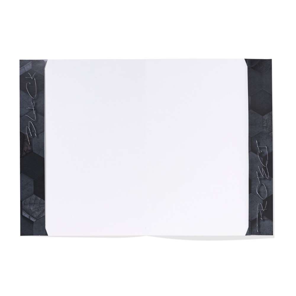 Karton Heftumschlag A4, Serie X, schwarz