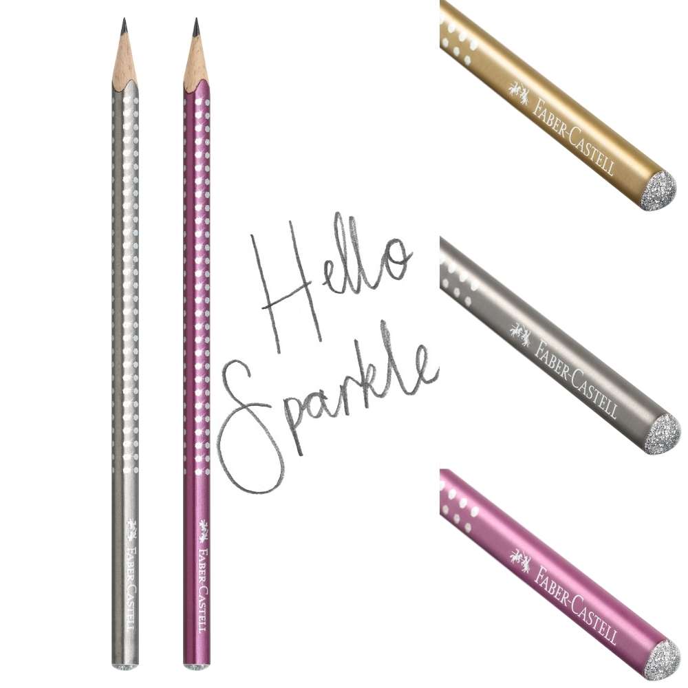 Bleistiftset Faber-Castell, Sparkle rose shadows