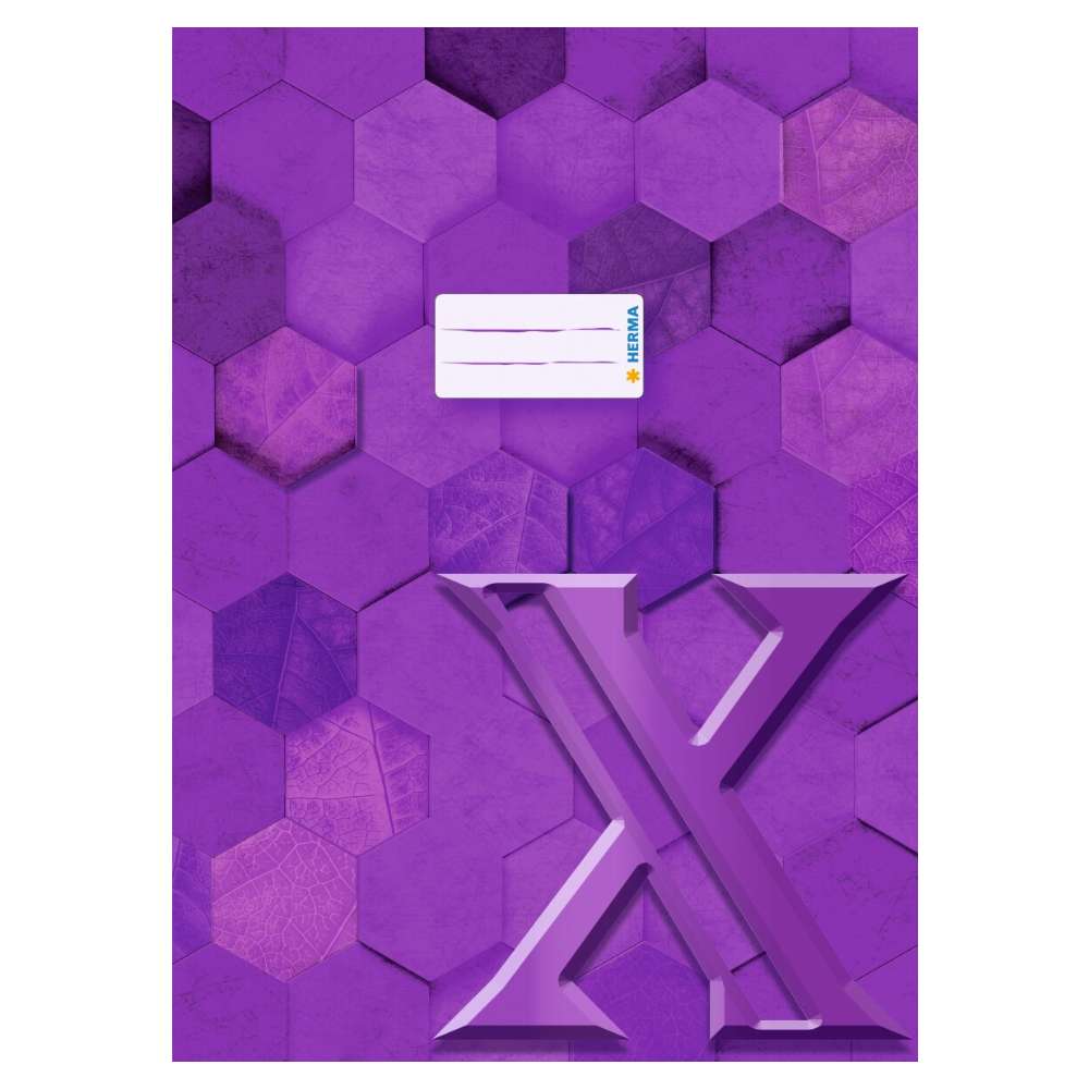 Karton Heftumschlag A4, Serie X, violett