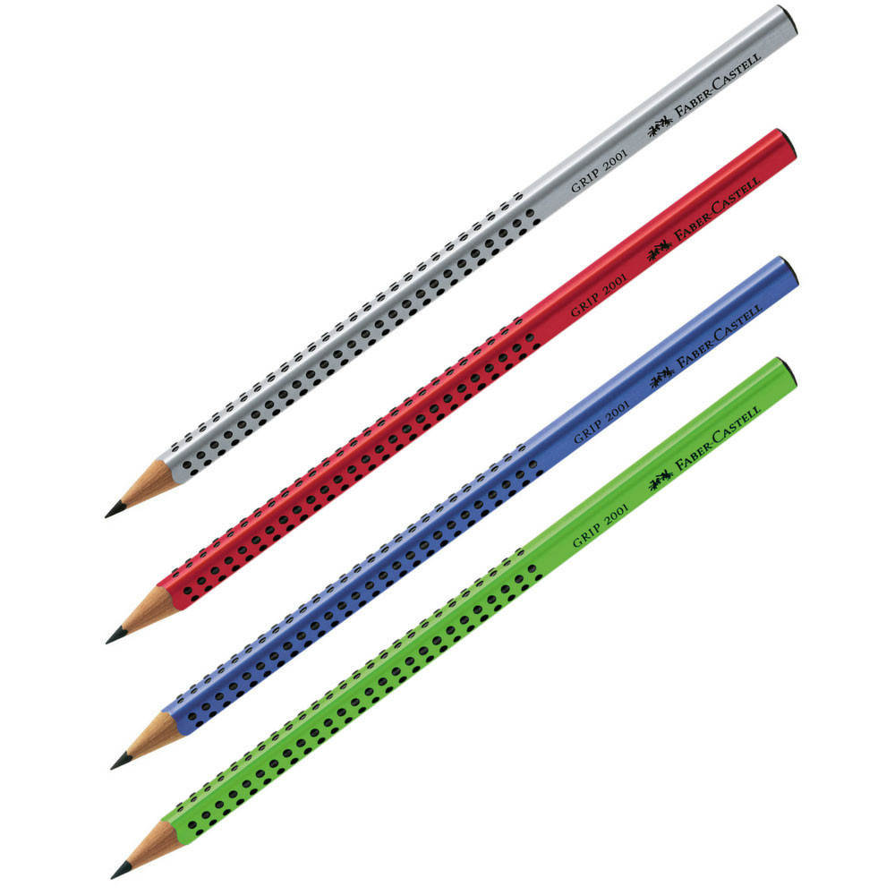 Faber-Castell Grip Bleistift B, rot