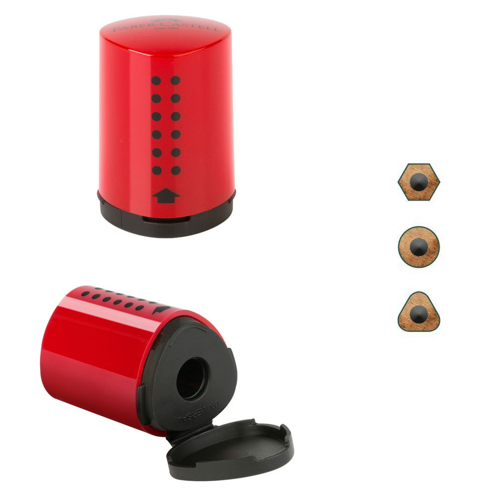 Faber-Castell Spitzer Mini, rot