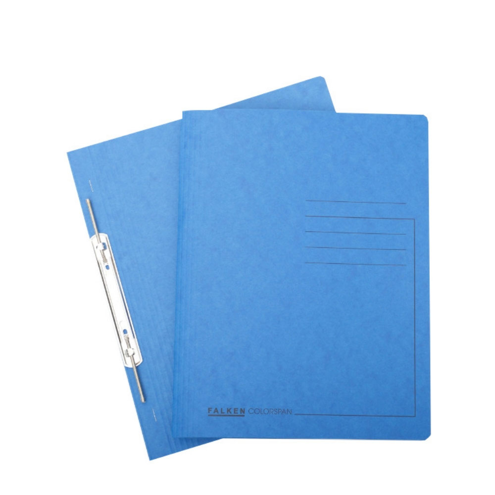 Spiralhefter Pappe, Falken, blau