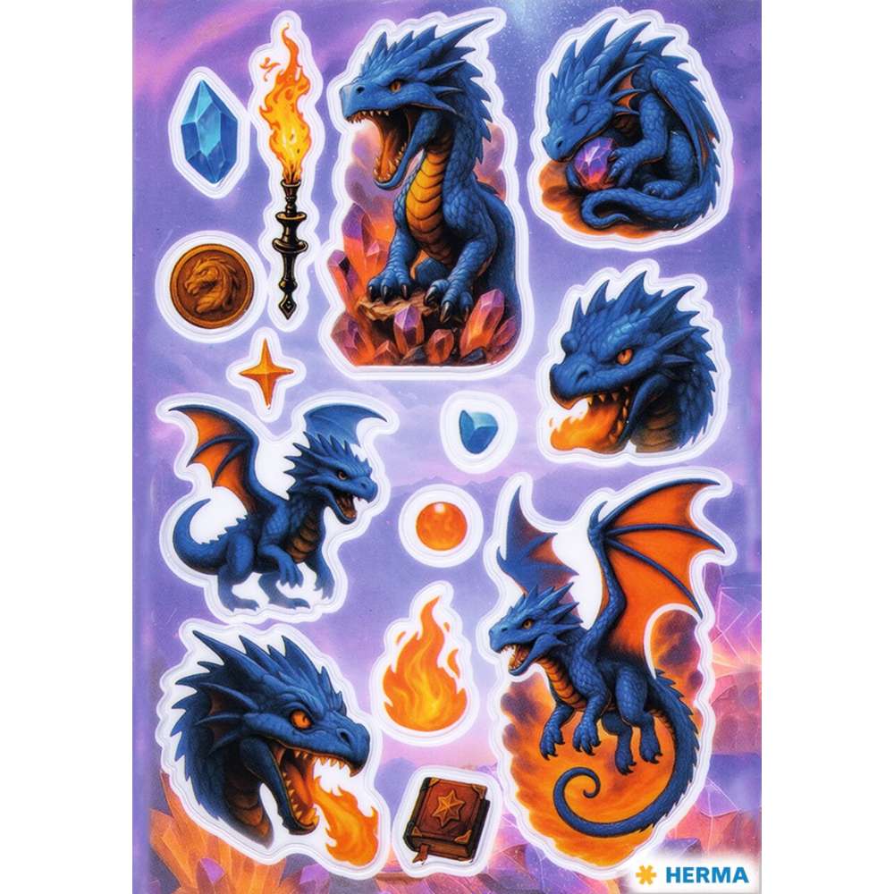 Drachen Sticker, Herma, Magic Dragon