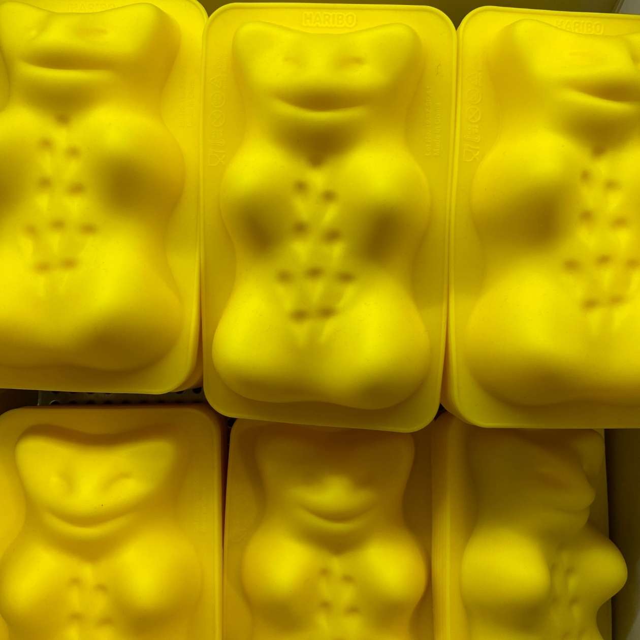 Haribo Backform Goldbär, gelb