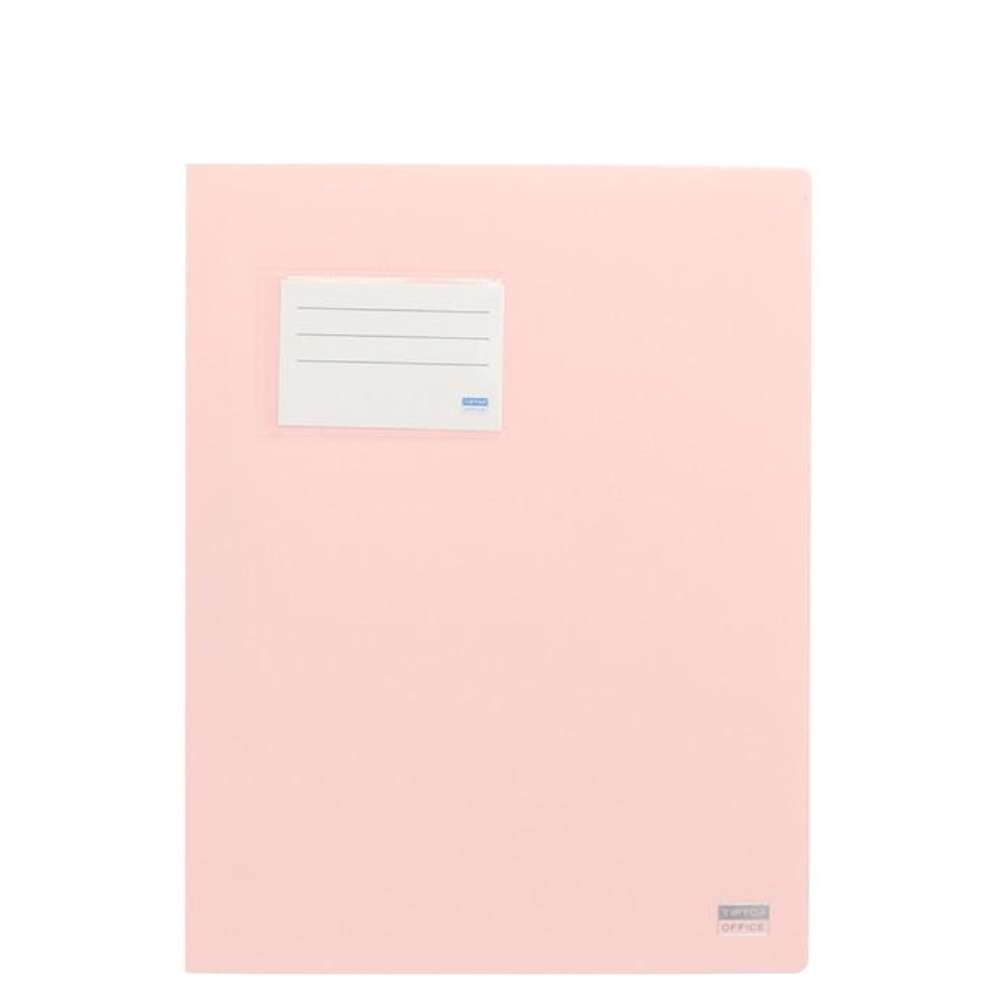 Fester Plastik Schnellhefter, pastellrosa-orange