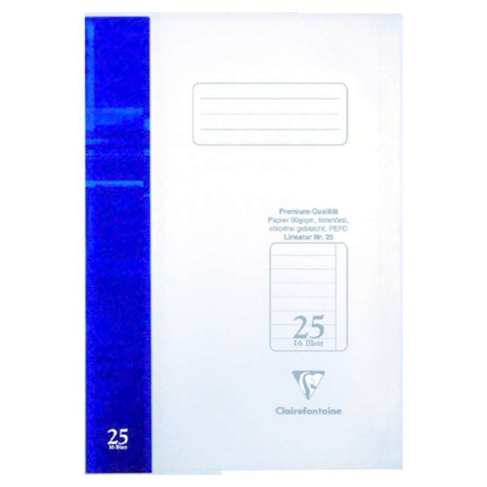 1x Koverbook Clairfontaine, Lineatur 25