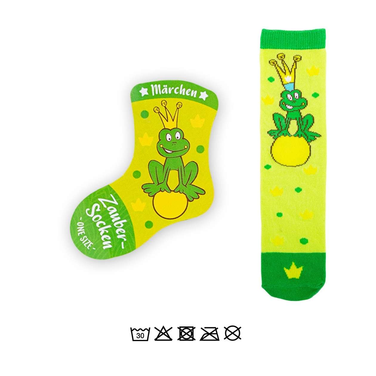 Froschkönig Zaubersocken für Kinder