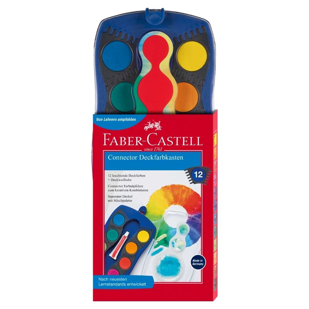 Faber-Castell Set XL, blau: Jumbo Grip Stifte, Farbkasten und mehr