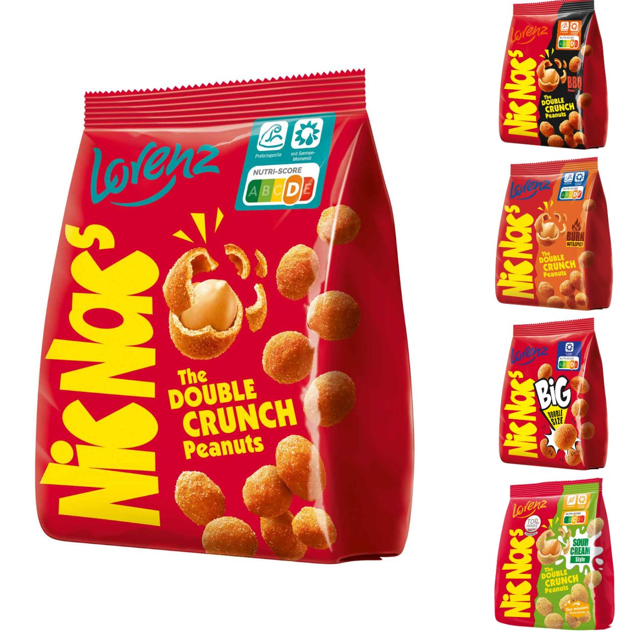 Nic Nacs 110 g, verschiedene Sorten
