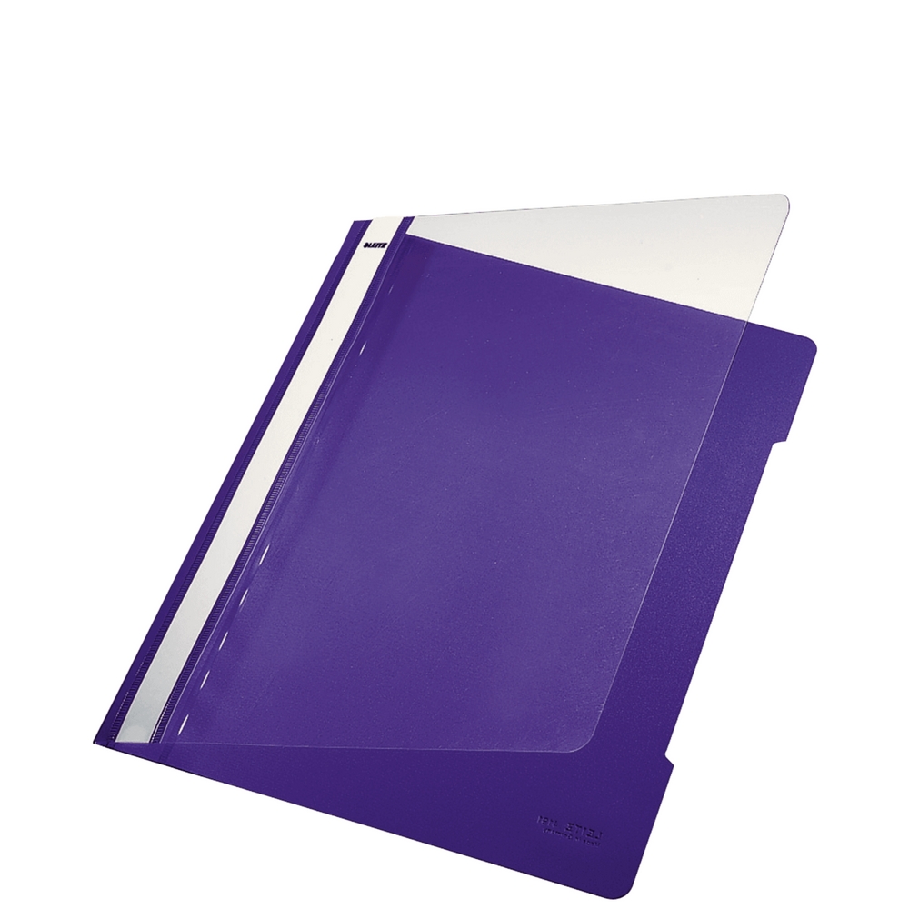 Plastik Schnellhefter violett, Leitz