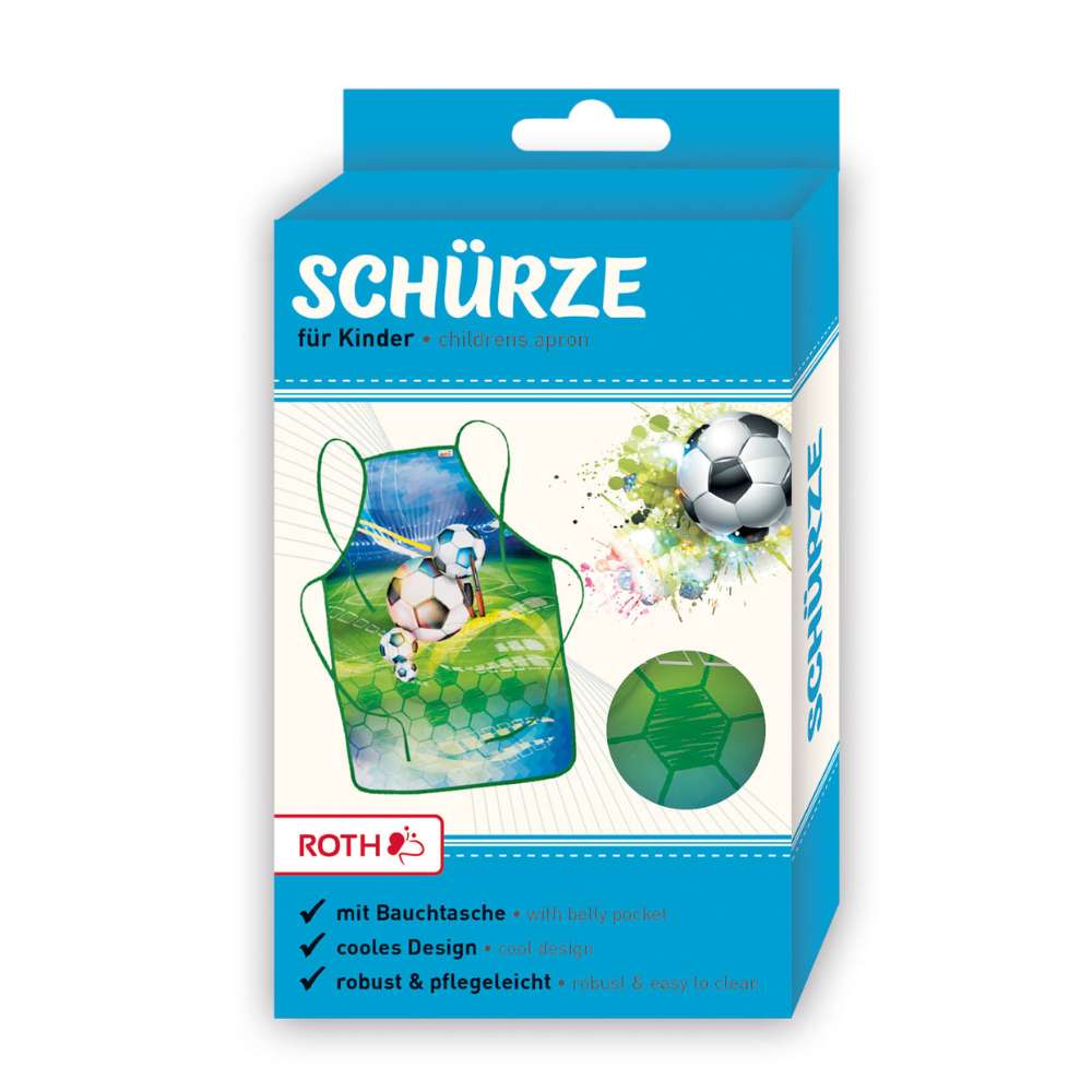 Bastelschürze Fussball, Roth