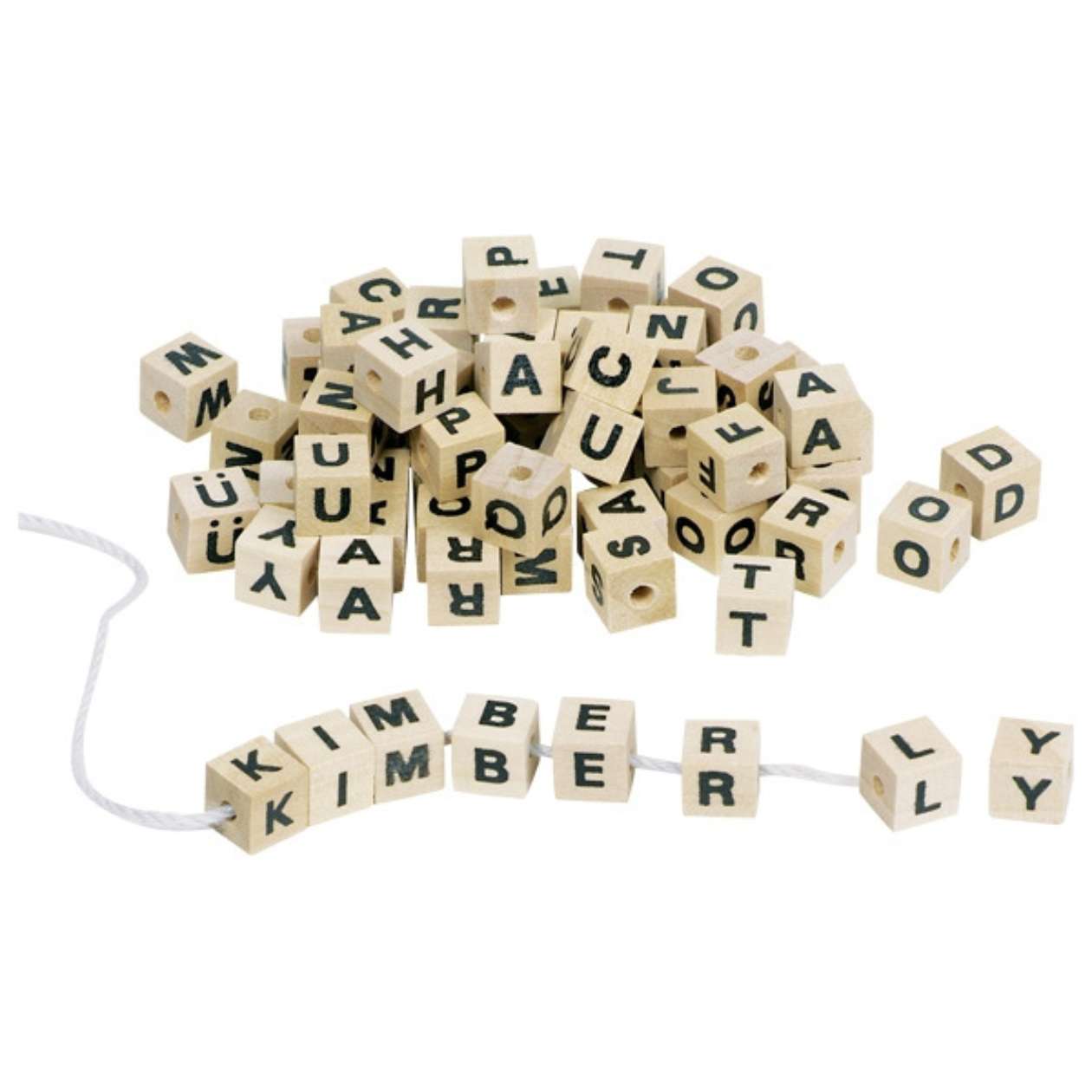 Buchstabenwürfel, 300 Teile