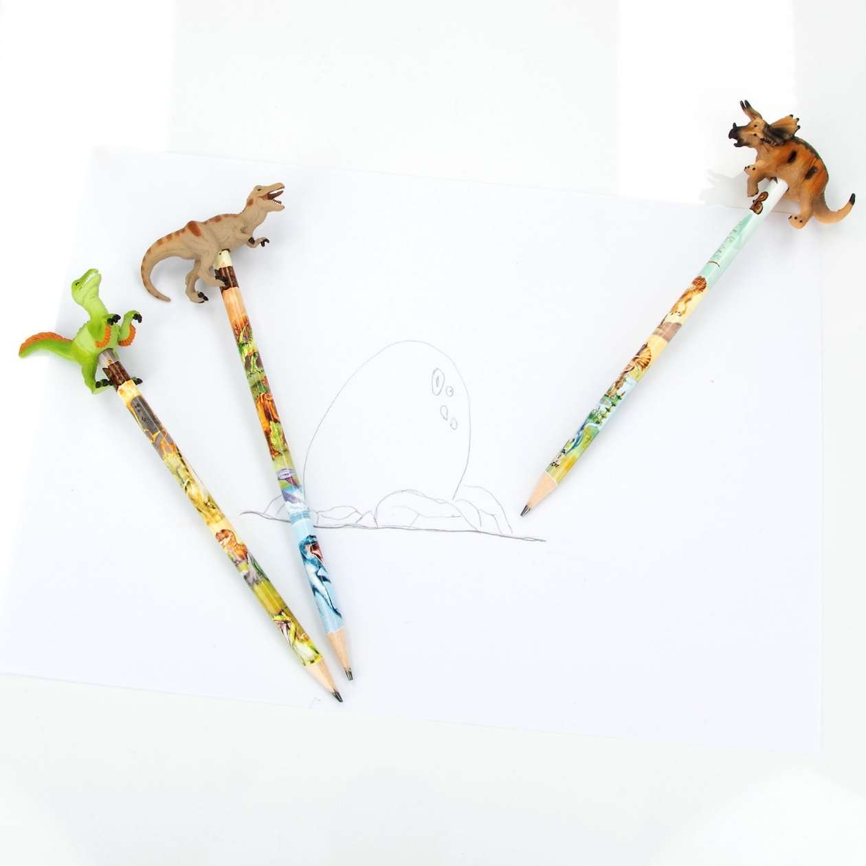 Dino World Bleistift, sortiert