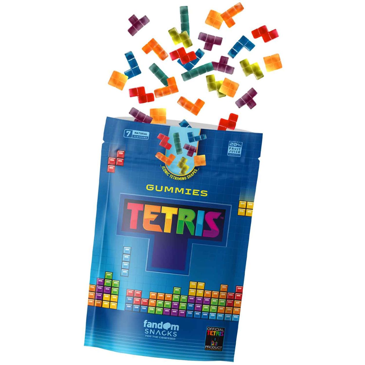 Gummies Tetris, 125 g