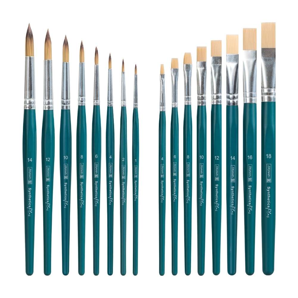 Synthetikpinsel rund, Brunnen, Nr. 2