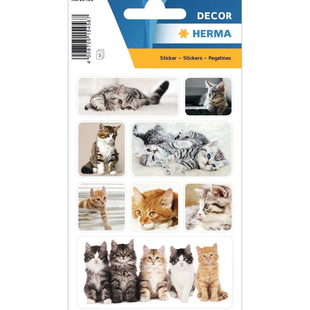 Sticker Katzenkinder, Herma