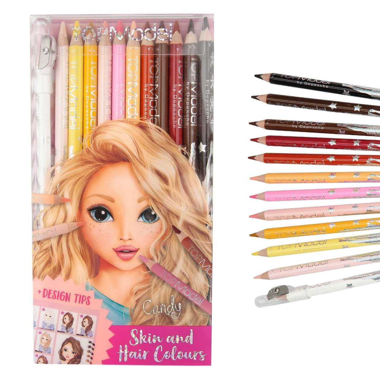 TOPModel Buntstifte 12er Pack, Haut- und Haartöne