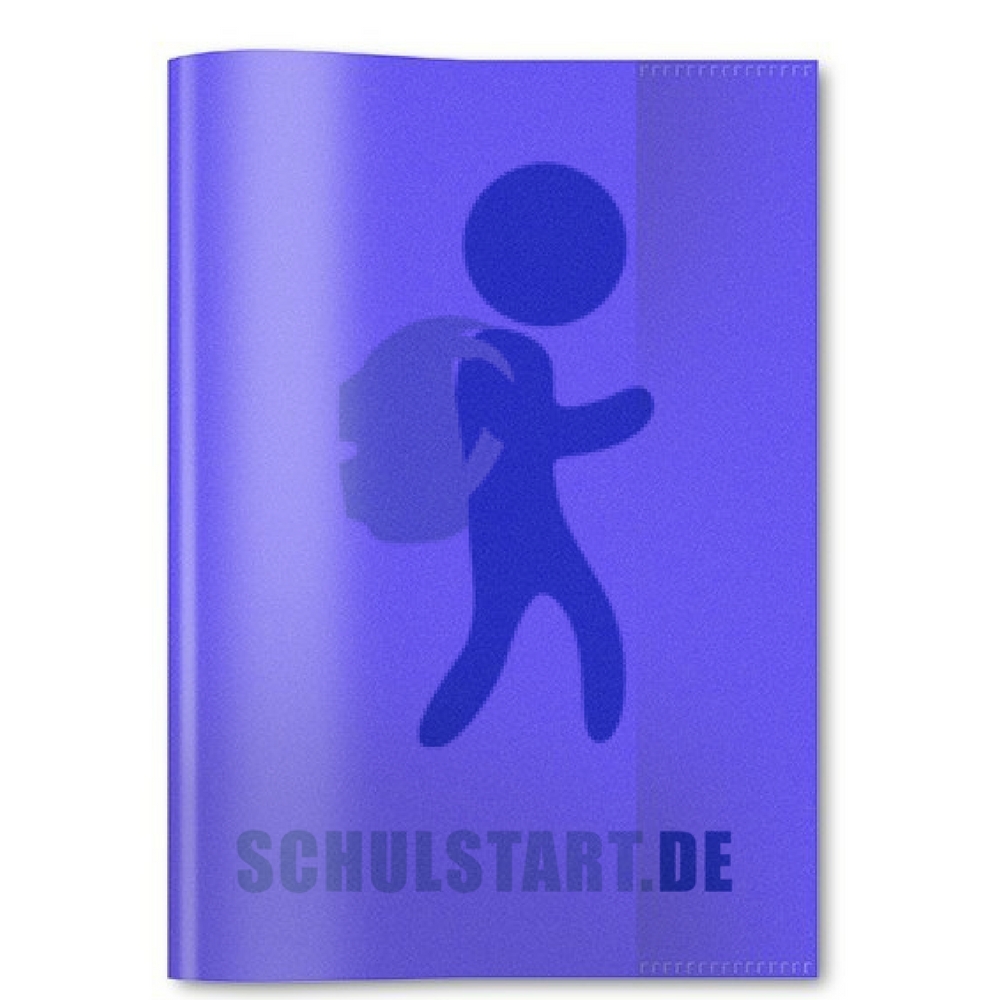 Transparenter Heftumschlag, A4 violett, Herma