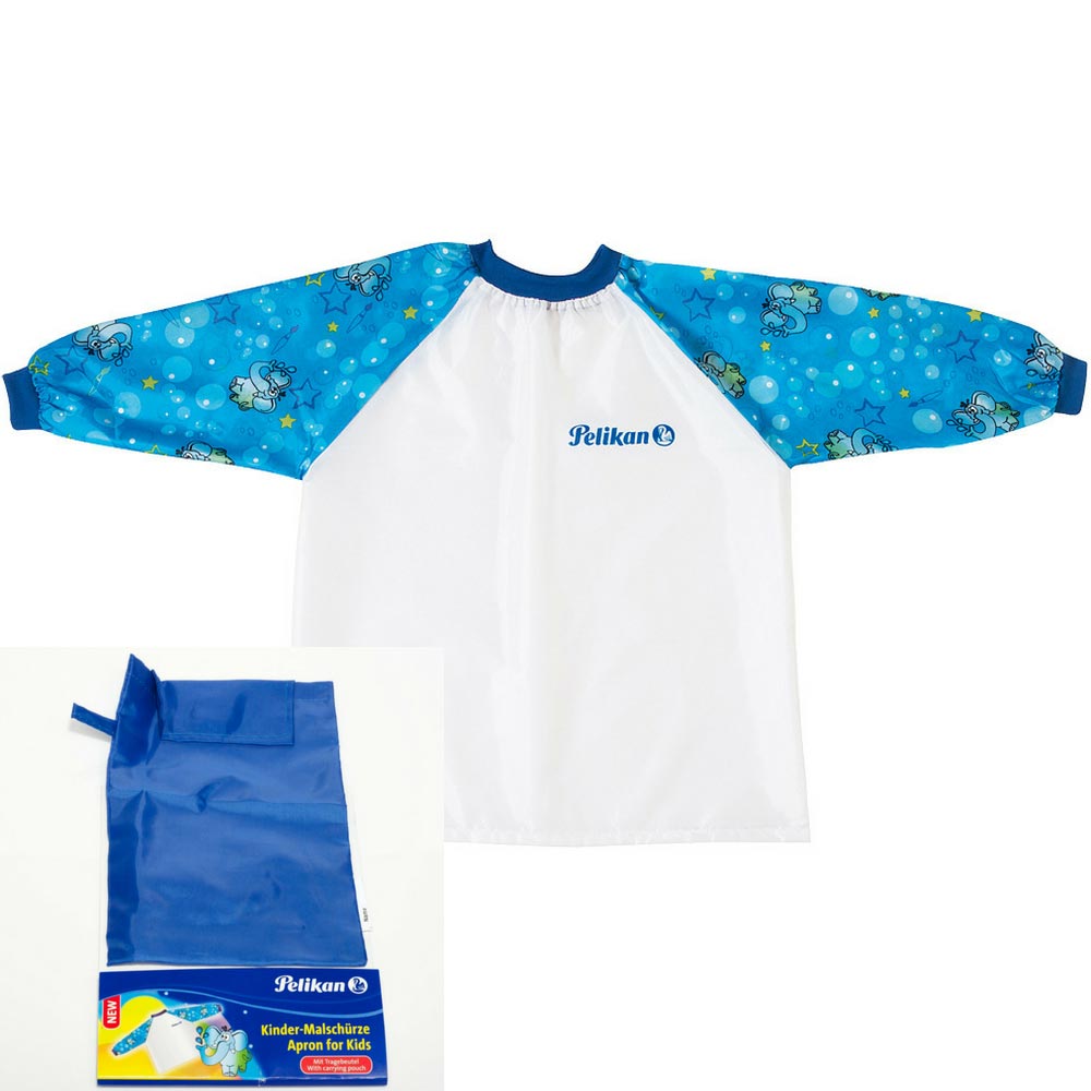 Linkshänder Bastel-Set XL, blau: Farbkasten, Pinsel, Linkshänder-Schere & mehr